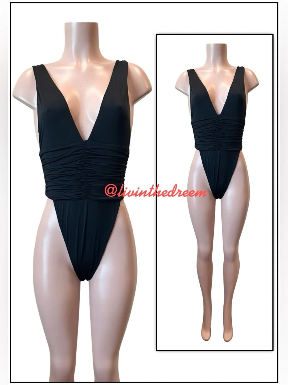 RIOT Echo One Piece Minimal - Black SZ L